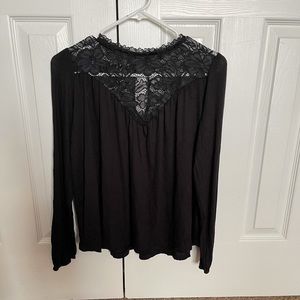 5/$10 DEAL 💰 Charlotte Russe Black Lace blouse